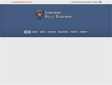 Tablet Screenshot of gainesboropolice.com
